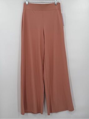 Rhone ripple wide leg sweat pants cameo pink small